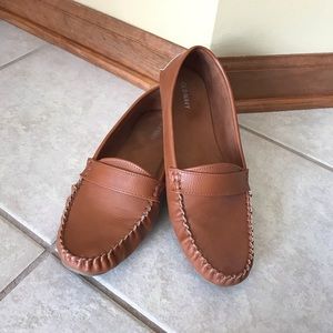 Old Navy cognac loafers
